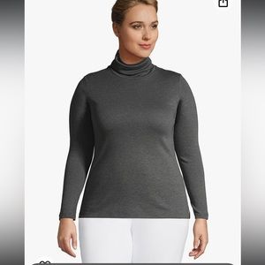 Lands’ End NWOT Women’s Supima Cotton Long Sleeve Turtleneck- size 2X
